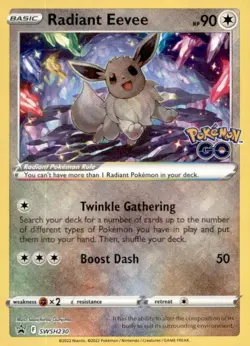 Radiant Eevee Promo SWSH: Sword & Shield Promo Cards SWSH230 NM - Image 1