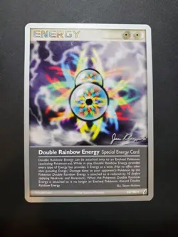 Double Rainbow Energy 88/100 Pokemon 2008 World Championship Deck Card - LP - Image 2