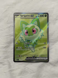 Pokemon TCG Sprigatito EX Full Art Card 251/217 Ascended Heroes Ultra Rare NM - Image 1