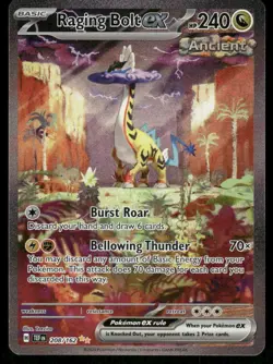 Pokemon Cards Raging Bolt ex 208/162 Temporal Forces NM - Image 1