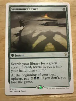 Summoner's Pact (White Border) 74 R Mystery Booster 2 Near Mint - Image 1