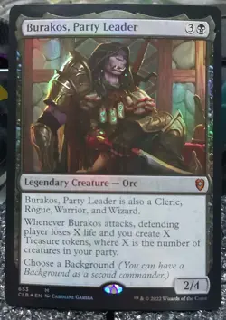 Burakos, Party Leader Foil 653 Commander Legends Baldur's Gate - Image 1
