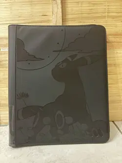 Laser Engraved Pokemon Top Loader Binder Umbreon (Made to order) - Image 1