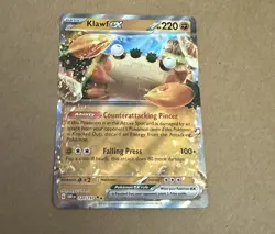 120/197 Klawf ex Holo Double Rare Obsidian Flames Pokemon TCG - Image 1