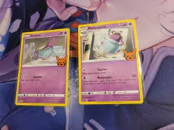 Pokemon 2023 Halloween Trick-or-Trade Stamped Sinistea Polteageist 089 090/202 - Image 1