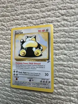 Pokemon TCG Snorlax 030/130 Rare Base Set 2 - Image 3