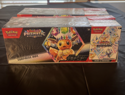 Prismatic Evolutions Surprise Box + Booster Bundle - Pokemon TCG- FACTORY SEALED - Image 1
