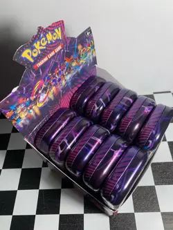 Pokemon TCG Mega Evolution Mini Tin Display 10 Tins Factory Sealed Full Set - Image 2