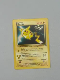 Pokemon TCG Pikachu Non-Holo WB Movie Black Star Promo Regular 4 NM/LP - Image 1