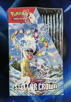 Pokemon 2024 Scarlet & Violet Stellar Crown Booster Box TCG Nm M - Image 2