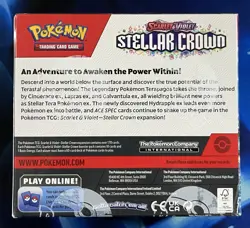 Pokemon 2024 Scarlet & Violet Stellar Crown Booster Box TCG Nm M - Image 3