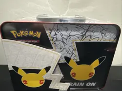 Pokemon TCG 25th Anniversary Celebrations Collector Chest Lunch Box Tin Sealed - Image 2