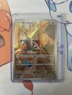 Mimikyu Promo SVP 075 Full Art – Illustration Rare Style Pokemon TCG - Image 1