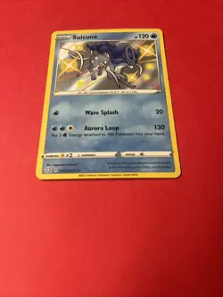 Pokemon TCG Suicune Holo Rare Shining Fates Baby Shiny Vault SV022/SV122 Mint - Image 2