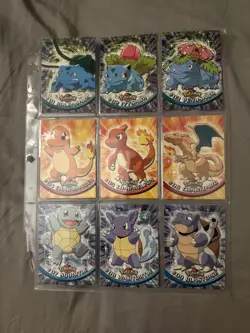 Pokemon Topps 1999 TV Series 1 Complete Set 89/90 NM to Mint 2nd Run Black Logo - Image 1