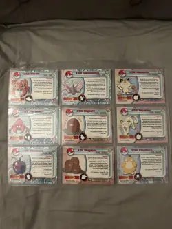 Pokemon Topps 1999 TV Series 1 Complete Set 89/90 NM to Mint 2nd Run Black Logo - Image 2