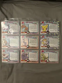 Pokemon Topps 1999 TV Series 1 Complete Set 89/90 NM to Mint 2nd Run Black Logo - Image 3