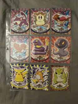Pokemon Topps 1999 TV Series 1 Complete Set 89/90 NM to Mint 2nd Run Black Logo - Image 4