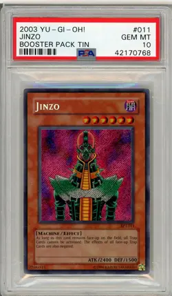 Jinzo BPT-011 Secret Rare Promo Yugioh PSA 10 *768 - Image 1