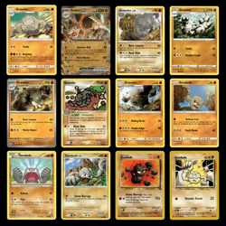 12x Golem Graveler Geodude Lot Pokemon Cards Collection Set Deck Building TCG - Image 1