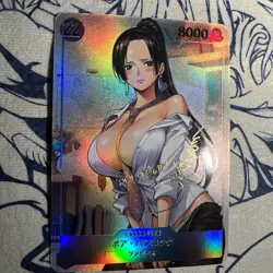 ONE PIECE Boa Hancock Sexy Goddess Waifu Anime Doujin Card Signature Card - Image 2