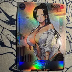 ONE PIECE Boa Hancock Sexy Goddess Waifu Anime Doujin Card Signature Card - Image 3