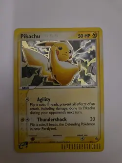 Pokemon Pikachu TCG Black Star Promo Holo Card #012 2003 - Image 1