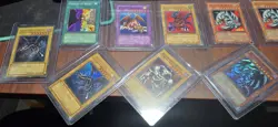 Yu-Gi-Oh! TCG Konami Foil Vintage 1996 Card Lot Red-Eyes, Blue-Eyes Toon, Magic… - Image 3