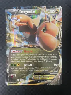 POKEMON PROMO CARD - JUMBO DRAGONITE-EX 74/111 - 20cm X 14cm!!! (HOLO) NM - Image 1