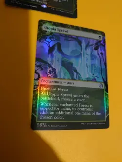 Parallel Lives & UTopia Sprawl Both FOILS NM MTG Card. Wilds of Eldraine. WOT - Image 4