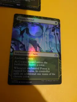 Parallel Lives & UTopia Sprawl Both FOILS NM MTG Card. Wilds of Eldraine. WOT - Image 5