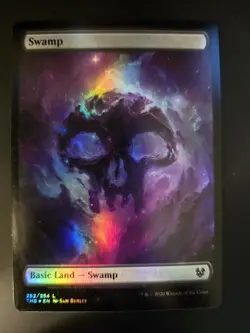 Swamp NM FOIL SHOWCASE Theros Beyond Death MTG FREE SHIPPING - Image 1