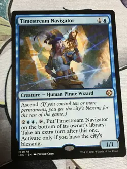 C5808 MAGIC MTG LOST CAVERNS IXALAN TIMESTREAM NAVIGATOR #0178 NM MYTHIC - Image 1