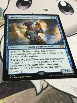 C5808 MAGIC MTG LOST CAVERNS IXALAN TIMESTREAM NAVIGATOR #0178 NM MYTHIC - Image 2