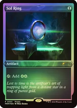 Sol Ring Rainbow Foil NM MTG - Image 1