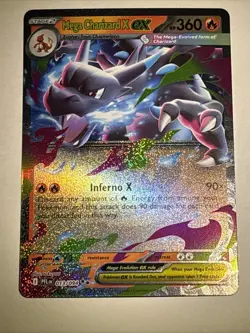 🔥Pokemon TCG-Mega Charizard X ex-013/094-Me02: Phantasmal Flames-Holo-M/NM!🔥 - Image 1