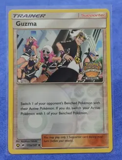Pokemon TCG - Guzma 115a/147 - Regional Championship Stamped - Reverse Holo - Image 1
