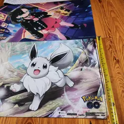 Pokemon TCG Lot Of 3 Playmats: Crown Zenith, Scarlet & Violet 151, Radiant Eevee - Image 2