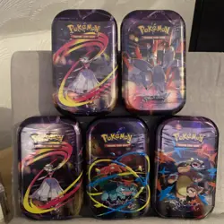 Pokemon TCG Mega Evolution Mini Tins X5 Brand New Sealed ✅ - Image 1