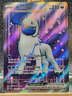 ABSOL ex 214/197 Pokemon TCG Obsidian Flames FULL ART ULTRA RARE HOLO - Image 1