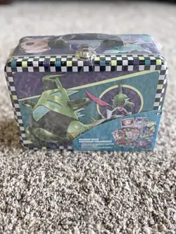 Pokemon Tyranitar & Iron Valiant Collectors Tin Lunch Box TCG Sealed new - Image 1