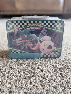 Pokemon Tyranitar & Iron Valiant Collectors Tin Lunch Box TCG Sealed new - Image 2