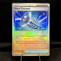 Pokemon: Glass Trumpet (Poke Ball Pattern) 110/131 Sv: Prismatic Evolutions Holo - Image 1