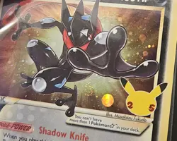 SWIRL SEALED Greninja Gold Star SWSH144 Black Star Promos Holo Pokemon 2021 NM - Image 3