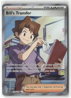 Pokemon Bill's Transfer Ultra Rare SV: Scarlet & Violet 151 194/165 NM - Image 1