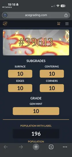 Charizard GX - SV49/SV94 - Hidden Fates - SM - Pokemon TCG - ACE 10 PERFECT SUBS - Image 2