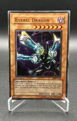 Barrel Dragon MRD-E126 - 1st Edition Ultra Rare Holo Metal Raiders - YuGiOh - LP - Image 1