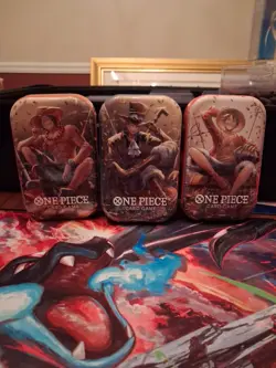 Op-13 One Piece Mini-Tin Vol 2 Art Set of 3 | TS-02 OP-13 | NEW/SEALED - Image 1