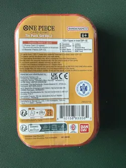 One Piece Tin Vol 2 Luffy OP13 Factory Seal New Sealed English New - Image 2