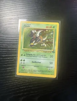 Pokemon TCG Pinsir Jungle Holo Card 9/64 Unlimited Rare, Vintage LP Condition - Image 3